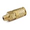 Primefit Universal Coupler Brass 1/4" x 1/4" Male NPT UC1414MB - alternate 2